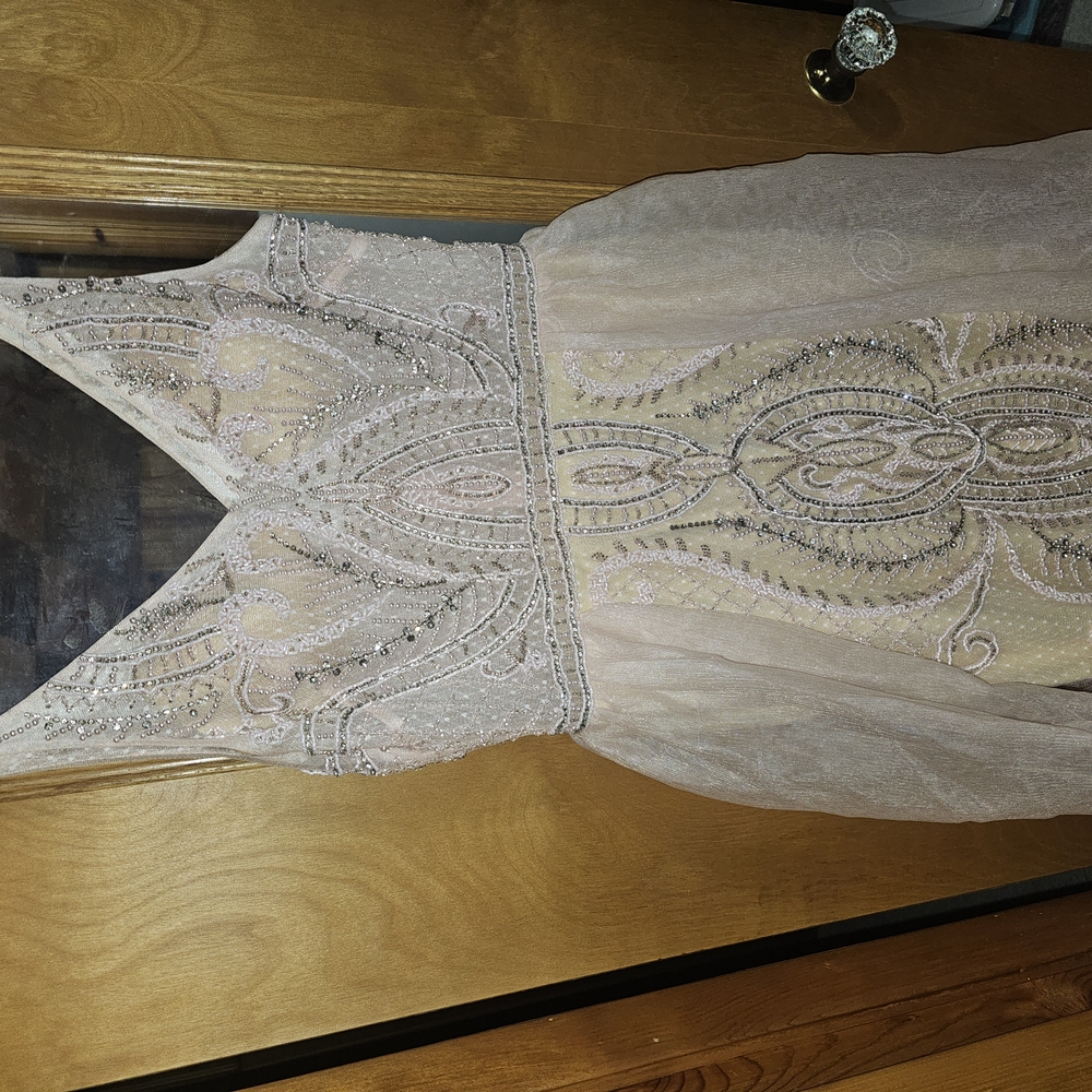 Elegant Beaded Evening Dress